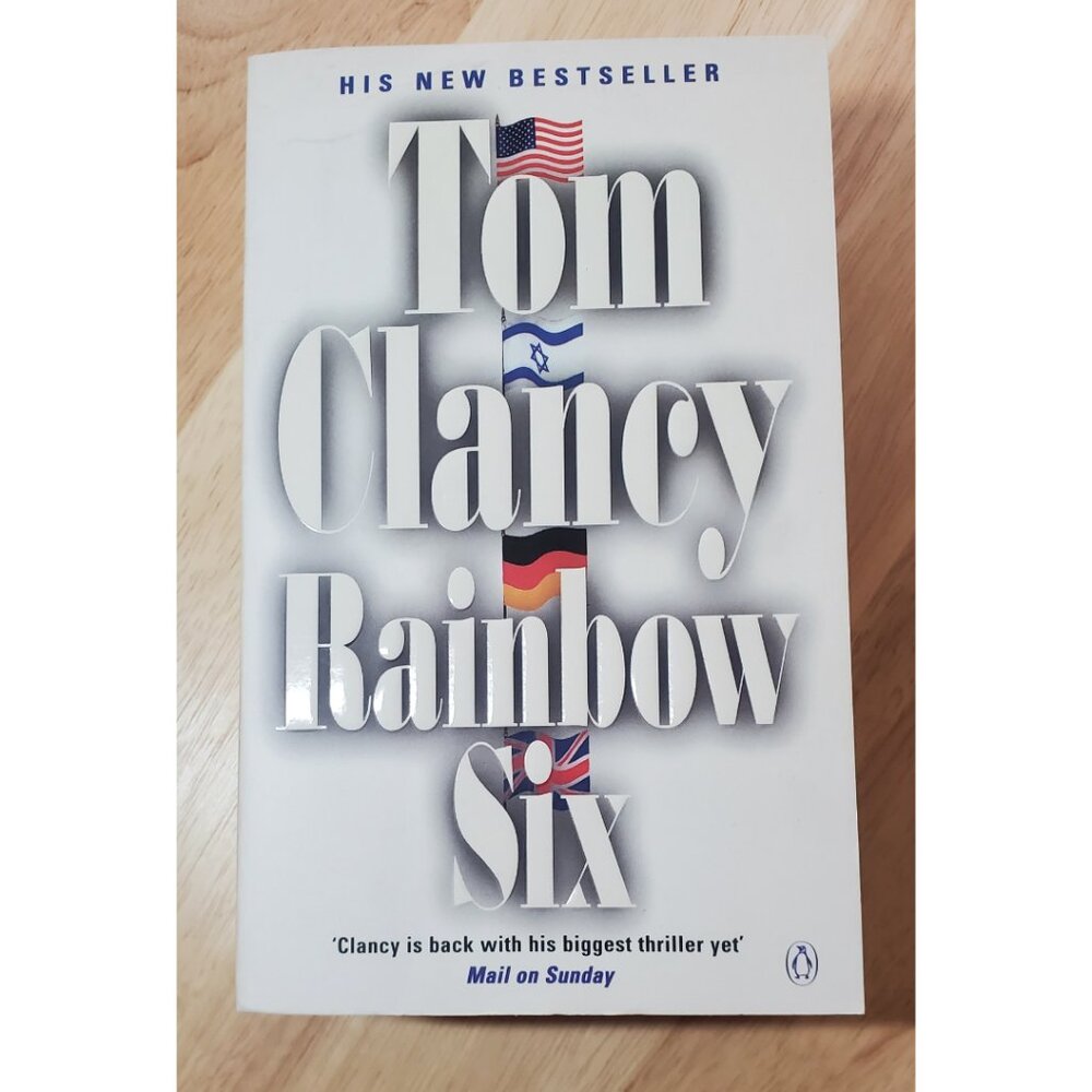 Rainbow Six by Tom Clancy - Paperback First Edition Thriller